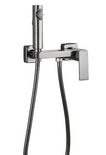 Гигиенический душ со смесителем Rose R1805T-1 пепельный