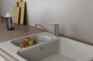 Смеситель для кухни с поворотным изливом RUSH Haiti (HA1935-25)