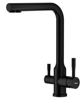 Смеситель для кухни Raglo R81.61.06 с подключением фильтра чёрный