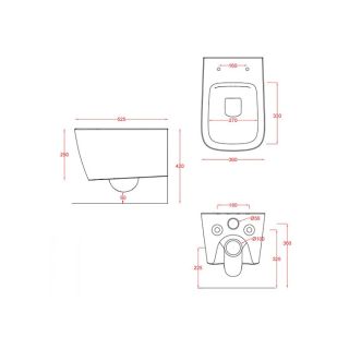 Унитаз Artceram A16 ASV003 05 00 белый