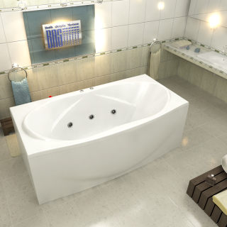 Акриловая ванна Bas Фиеста 195x90 см без гидромассажа