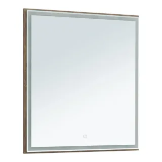 Зеркало с подсветкой Aquanet Nova Lite 249513 75 см дуб рустикальный