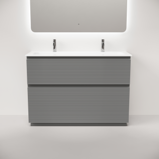 Тумба напольная под раковину Sancos Folk Floor FL120FES 120 см Ergraut soft