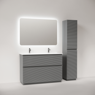 Тумба напольная под раковину Sancos Folk Floor FL120FES 120 см Ergraut soft