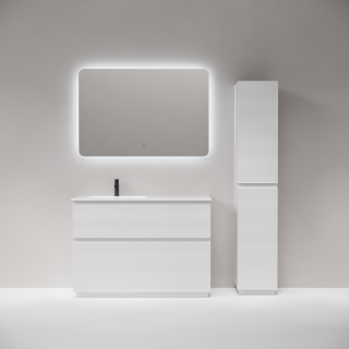 Тумба напольная под раковину Sancos Folk Floor FL120FLW левая 120 см Bianco