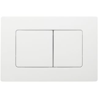 Кнопка смыва Veconi FLUSH V8, FLV8-W, 240х162х7, пластик, белый глянец