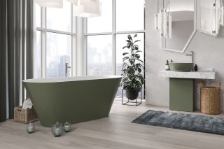 Ванна отдельностоящая Holbi Selena 161x68см белый/цветной матовый 1.01.006.11.2