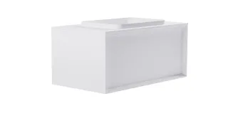 Тумба с раковиной Astra-Form Фрейм 4631177715419 100 см белый матовый