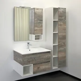 Тумба с раковиной Comforty Турин 00-00013913 75 см дуб бежевый