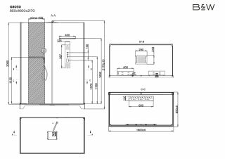 Душевая кабина Black & White Galaxy 8030000