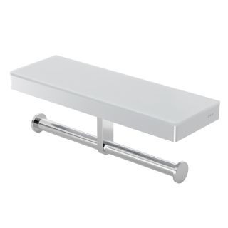 Полка и держатель для туалетной бумаги Black and White Gravity 9620GM хром