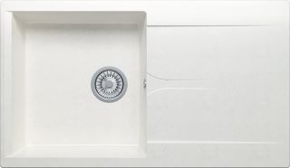 Мойка кухонная Polygran GALS-860 белый хлопок 473349