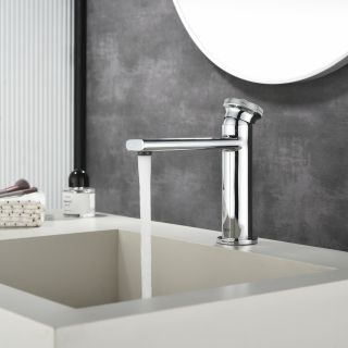 Смеситель для раковины Black&White Gravity 7107C хром