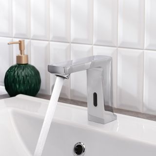 Сенсорный смеситель для раковины BOOU LT254AC/DC хром