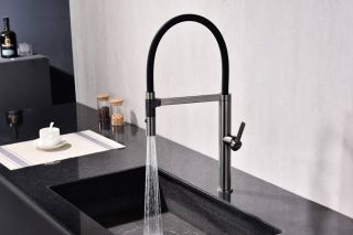 Смеситель для кухни Paulmark Leader Le214101-B беретта