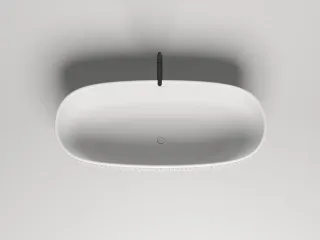 Ванна из искусственного камня Salini Greca Meander S-Stone 103021M 180x80см белый матовый