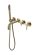 Смеситель для ванны с ручным душем Grocenberg GB5070MG Матовое золото