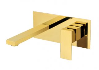 Смеситель встраиваемый для раковины Grocenberg GB588 Золото