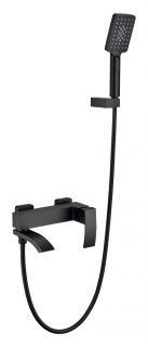 Смеситель для ванны с ручным душем Grocenberg GB8007 Черный матовый