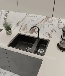 Мойка кухонная GranFest LEVEL LV-760K песочный