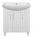 Напольная тумба под раковину Misty Изео 75см белый