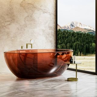 Смеситель на борт ванны Raglo R03.31.03 золотой сатин