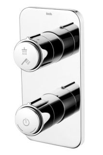 Встраиваемый смеситель с двумя выходами IDDIS Slide Push Control SLISBBTi67 хром