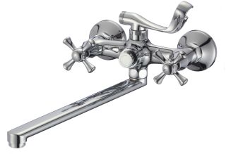 Смеситель для ванны с душем РМС SL65-140EK хром