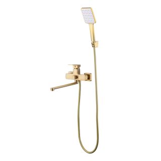 Смеситель для ванны Prohanss P60.22.03 золотой сатин