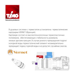 Душевая система Timo Petruma SX-5079/03SM с термостатом чёрный