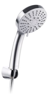 Душевая лейка BOOU F084SET с держателем хром