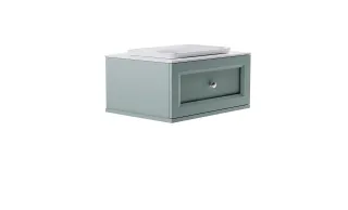 Тумба с раковиной Astra-Form Классик 4631177714047 80 см зелёный матовый