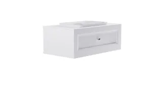 Тумба с раковиной Astra-Form Классик 4631177715655 100 см белый матовый