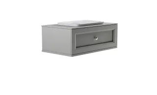 Тумба с раковиной Astra-Form Классик 4631177715624 100 см серый матовый