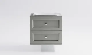 Тумба с раковиной Astra-Form Классик 4631177715686 70 см серый матовый