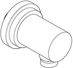 Шланговое подключение Kludi Nova Fonte Classic хром 2054305-25