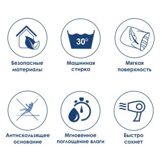 Wasserkraft Lippe BM-6505 Коврик для ванной комнаты