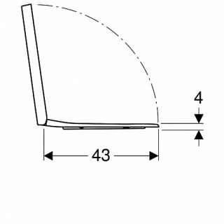 Крышка-сиденье Geberit Renova Plan 500.691.01.1 микролифт