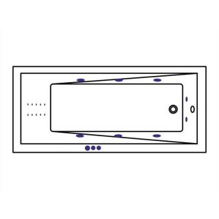 Гидромассажная ванна WHITECROSS Wave 0101.150070.100.SMARTNANO.CR 150x70 см Smart Nano хром