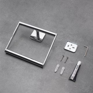 Полотенцедержатель РМС A1121 квадрат хром