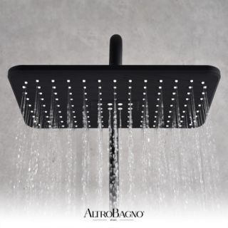 Душевая система с термостатом AltroBagno Lamberto 030417 NeOp черный матовый