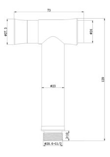 Гигиеническая лейка AltroBagno BS 060201 NeOp
