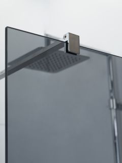 Душевая перегородка CEZARES LIBERTA-L-1-120-120-GR-Cr кронштейн 120см