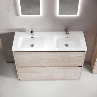 Тумба напольная под раковину Sancos Libra Floor LB120F-2EG 120 см дуб галифакс натуральный