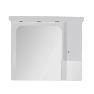 Зеркальный шкаф с подсветкой Aquanet Фредерика 171012 140 см белый