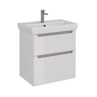 Тумба под раковину Lemark Buno LM04B70T 70 см белый глянец