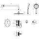 Душевой комплект Lemark Verba LM11429C хром