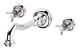 Встраиваемый смеситель для раковины, хром Cezares LORD-BLS1-01