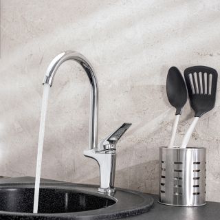 Смеситель для кухни РМС SL122-017FO хром