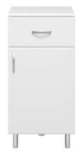 Напольная тумба Misty Люси правая 40см белый